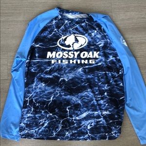 Men’s Mossy Oak Fishing Shirt LS